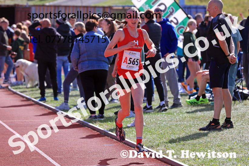 Girls Under-16s, 2026 Northern Mens 6 and Womens 4 Stage and Youngsters Relays, Silksworth, Sunderland. Photo: David T. Hewitson/Sports for All Pics